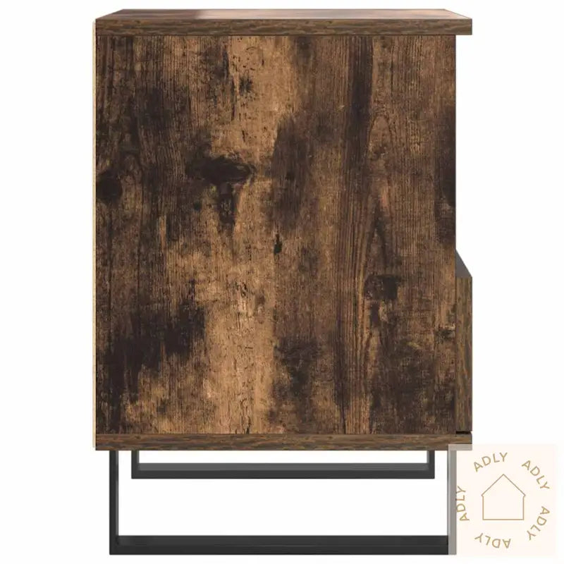 Nattbord Røkt Eik 40X35X50 Cm Konstruert Tre