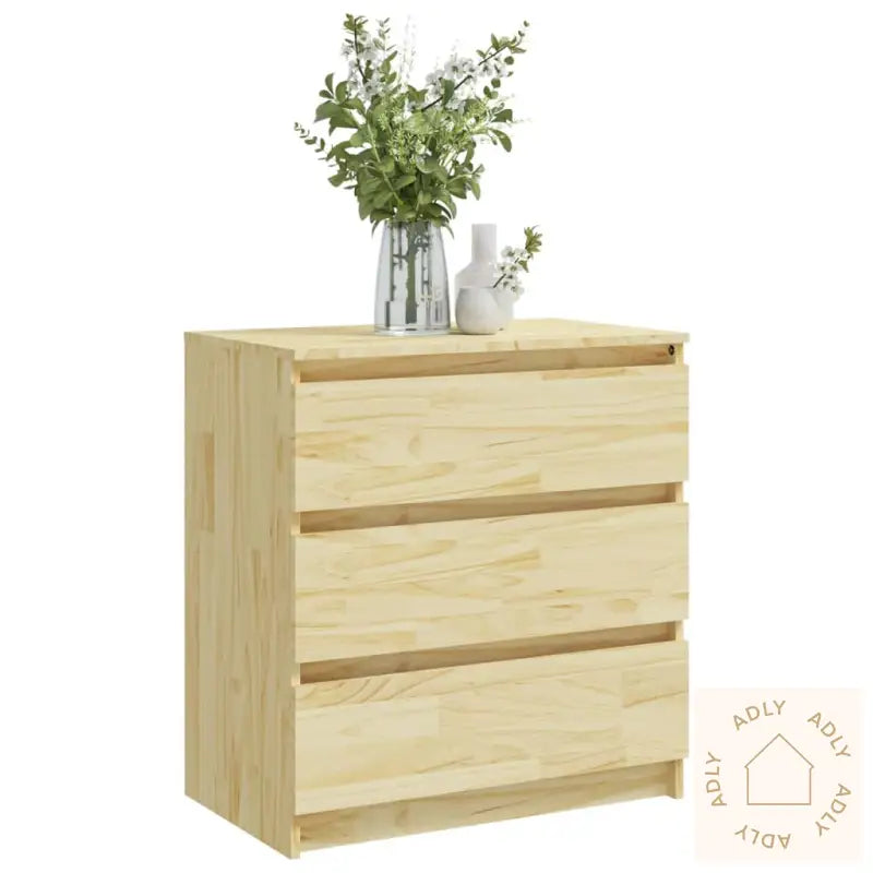 Nattbord 60X36X64 Cm Heltre Furu