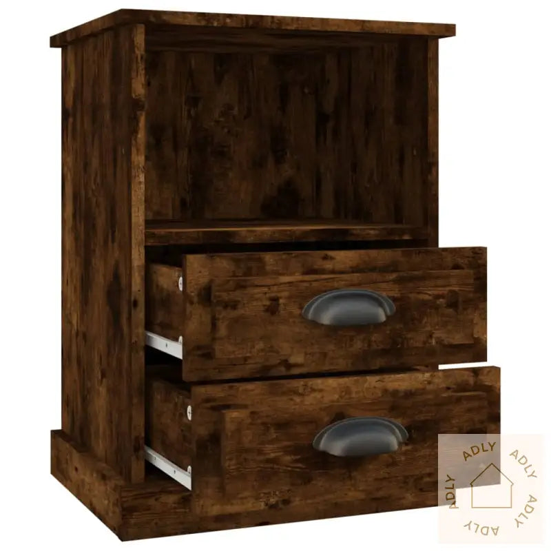 Nattbord Røkt Eik 43X36X60 Cm