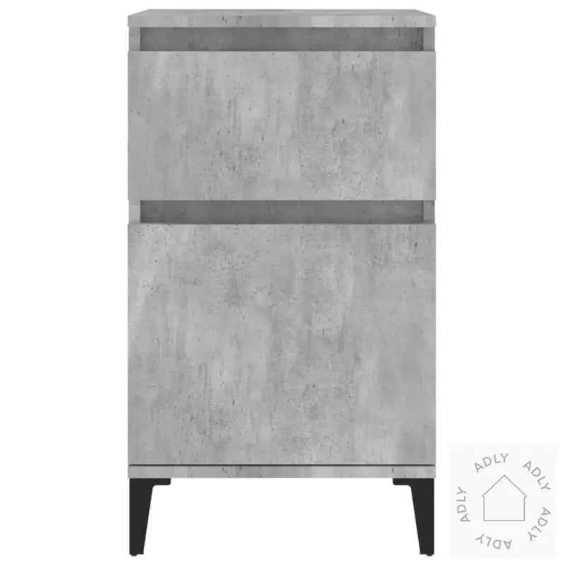 Nattbord Betonggrå 40X35X70 Cm