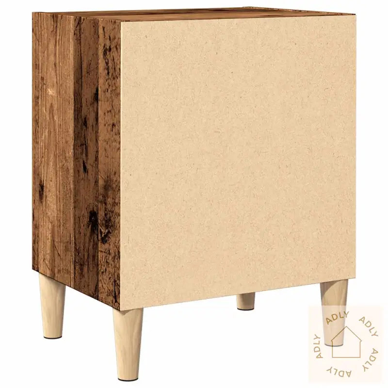 Nattbord Gammelt Tre 40X30X50 Cm Konstruert Tre