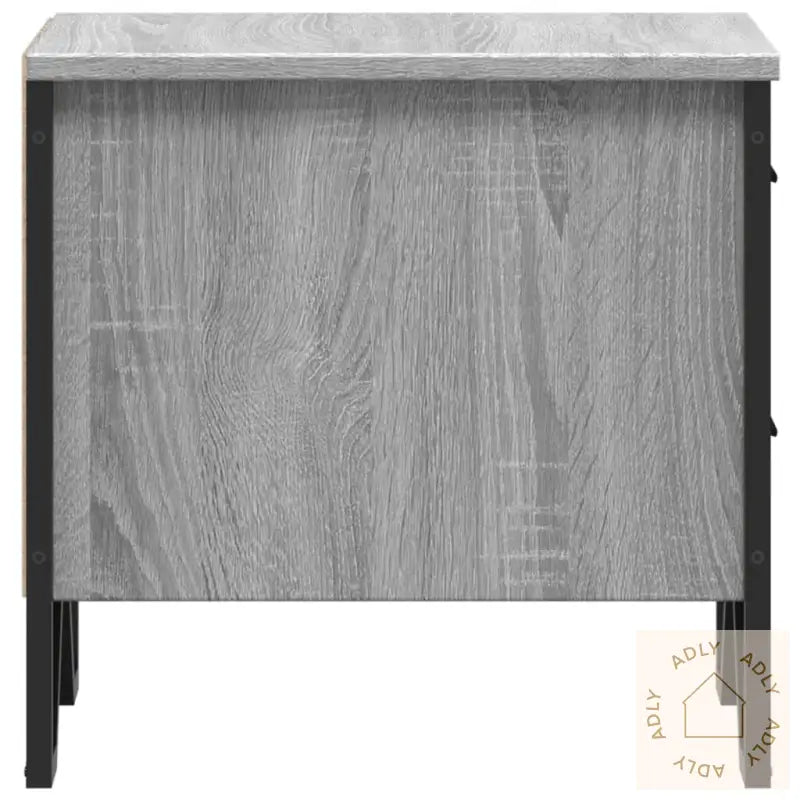 Nattbord Grå Sonoma 40X41X40 Cm Konstruert Tre