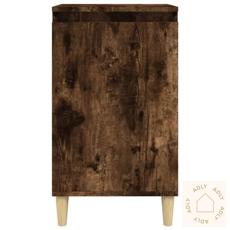 Nattbord Røkt Eik 40X35X70 Cm Konstruert Tre