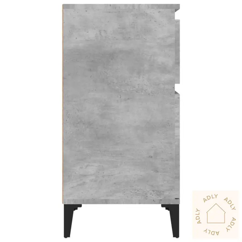 Nattbord Betonggrå 40X35X70 Cm