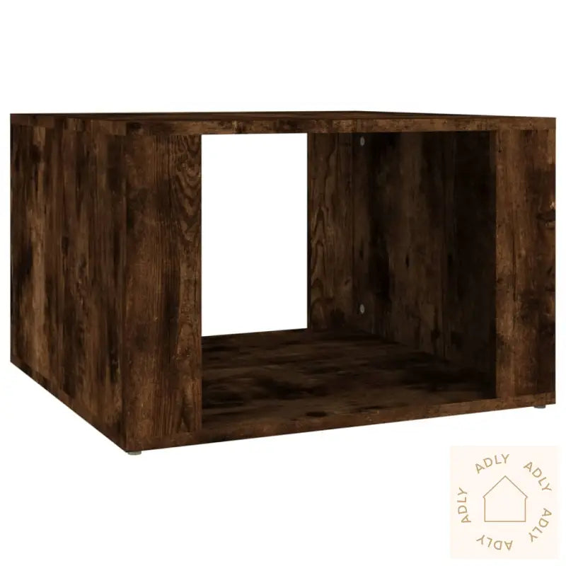 Nattbord Røkt Eik 57X55X36 Cm Konstruert Tre