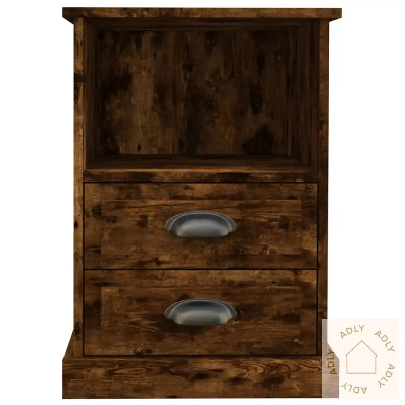 Nattbord Røkt Eik 43X36X60 Cm