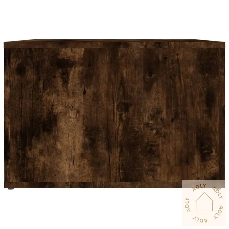 Nattbord Røkt Eik 57X55X36 Cm Konstruert Tre