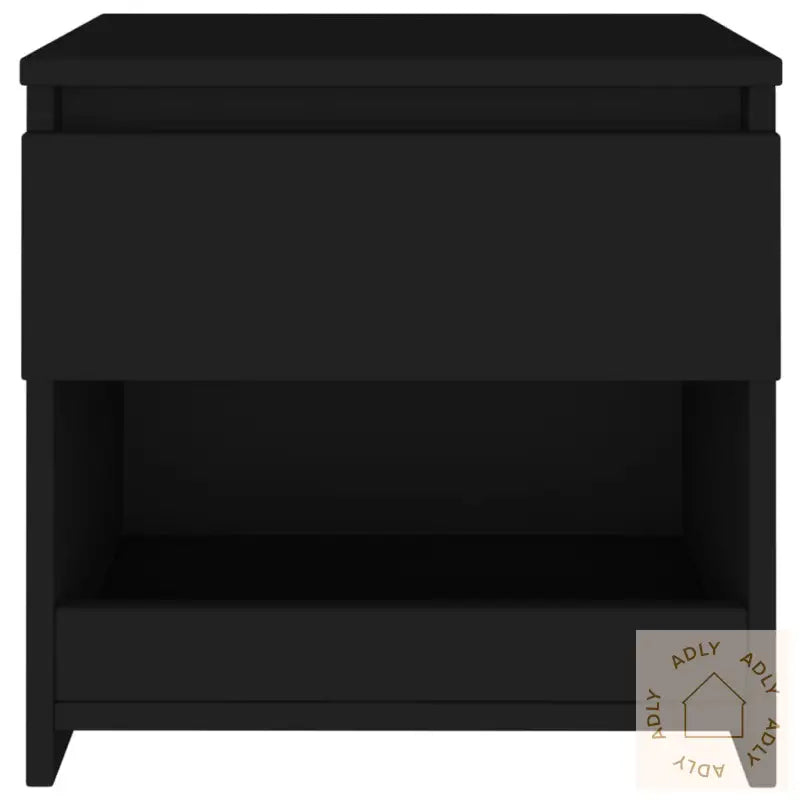 Nattbord 2 Stk Svart 40X30X39 Cm Konstruert Tre