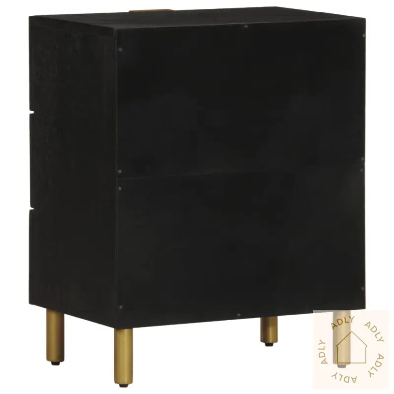 Nattbord Svart 50X33X62 Cm Konstruert Tre