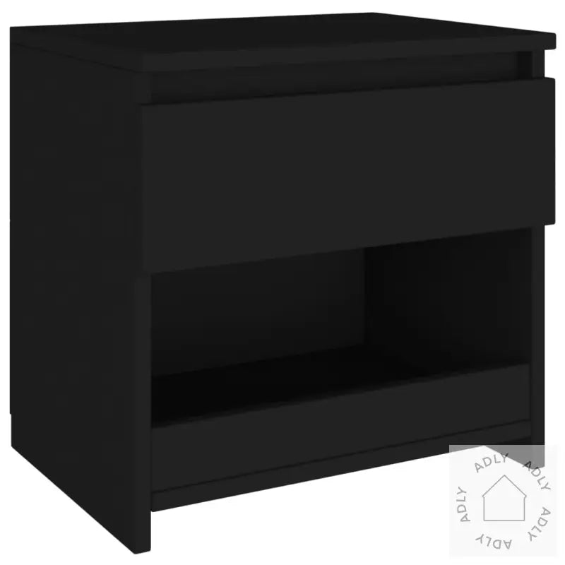 Nattbord 2 Stk Svart 40X30X39 Cm Konstruert Tre