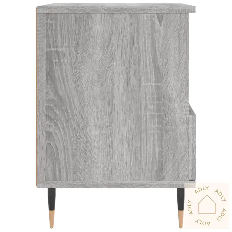 Nattbord Grå Sonoma 40X35X50 Cm Konstruert Tre