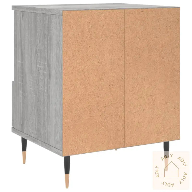 Nattbord Grå Sonoma 40X35X50 Cm Konstruert Tre