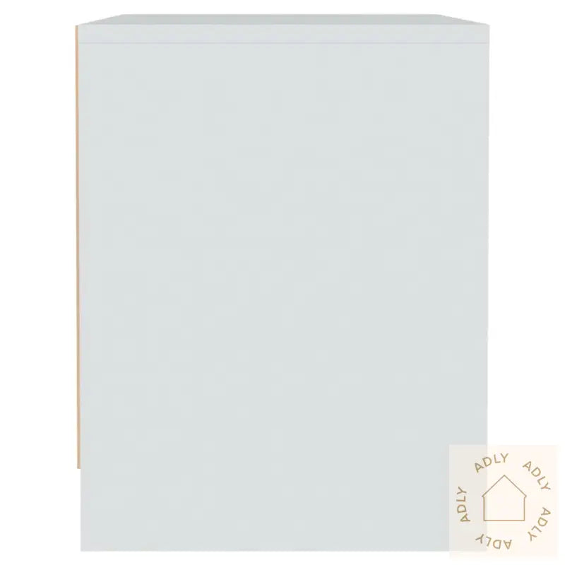 Nattbord Hvit 45X34X44,5 Cm Konstruert Tre