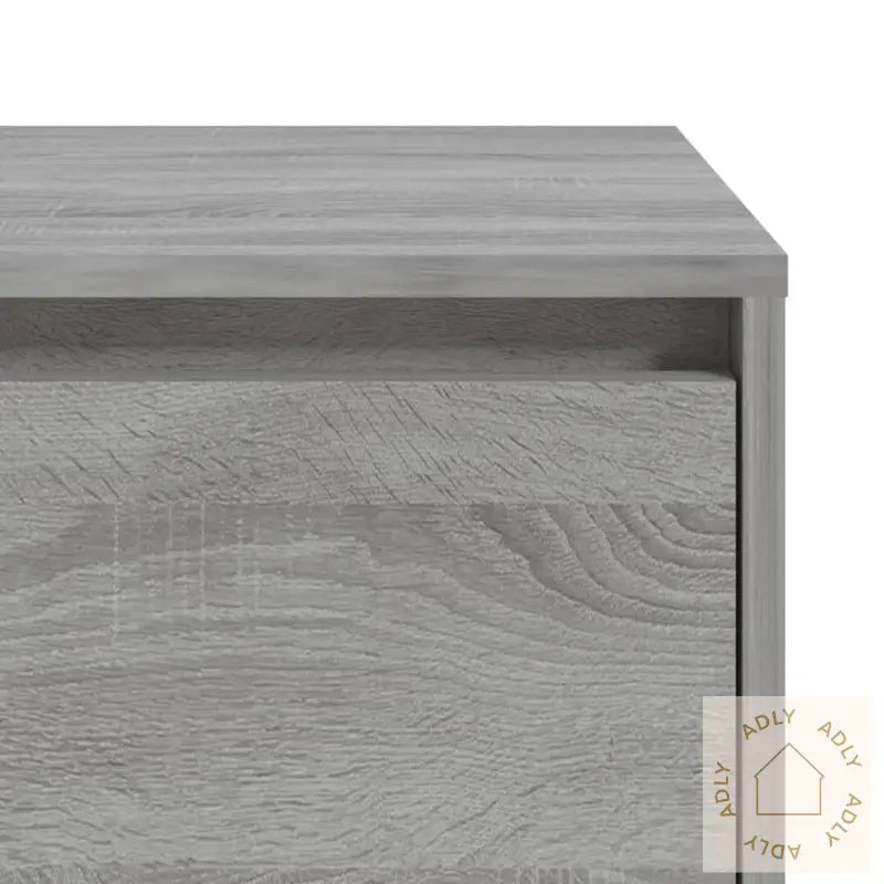 Nattbord Grå Sonoma 45X34X44,5 Cm Konstruert Tre