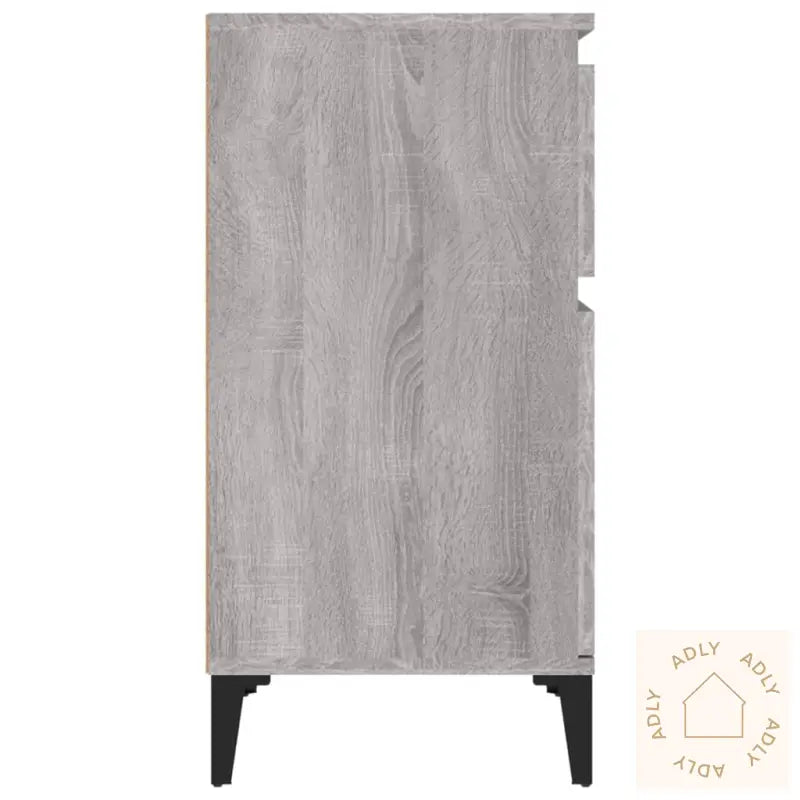 Nattbord Grå Sonoma 40X35X70 Cm