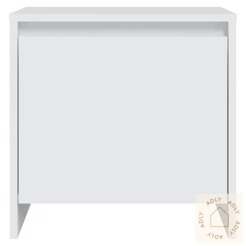 Nattbord Hvit 45X34X44,5 Cm Konstruert Tre