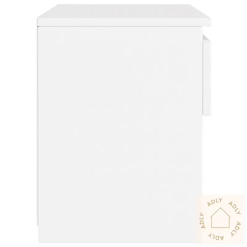 Nattbord 2 Stk Hvit 40X30X39 Cm Konstruert Tre