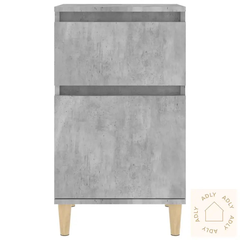 Nattbord Betonggrå 40X35X70 Cm
