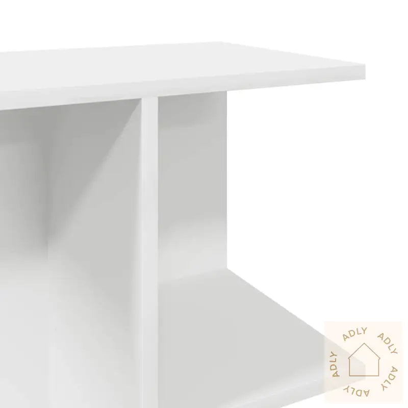 Nattbord 2 Stk Hvit 46,5X29X61 Cm Konstruert Tre