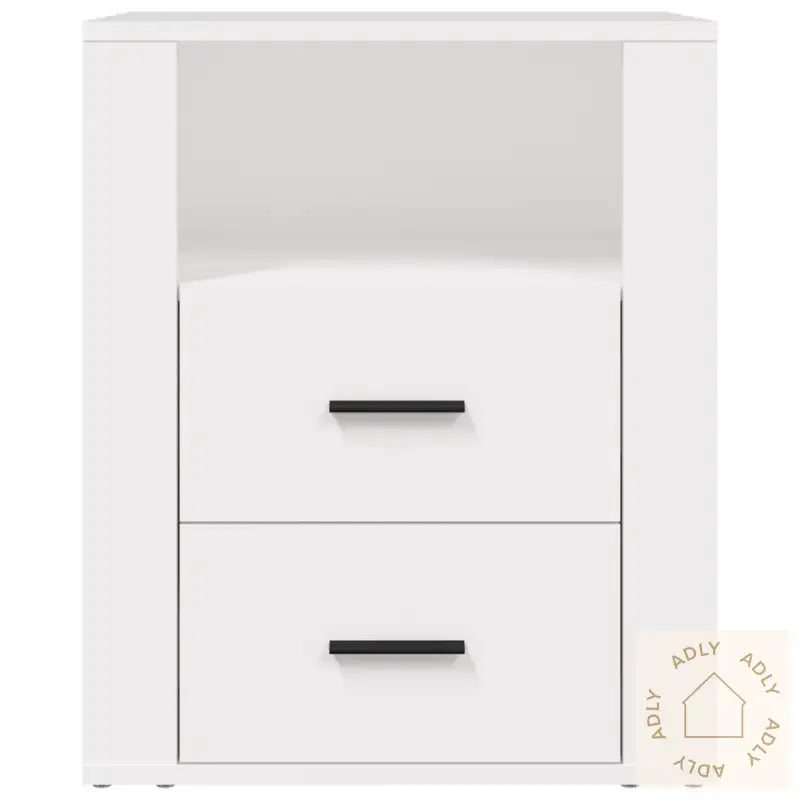 Nattbord Hvit 50X36X60 Cm Konstruert Tre
