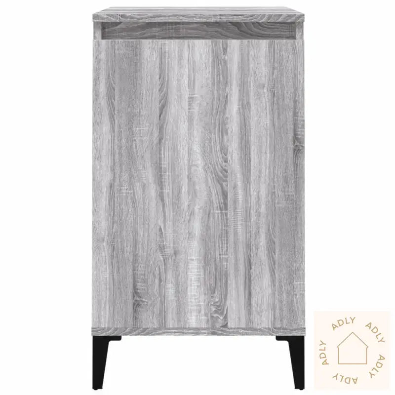 Nattbord Grå Sonoma 40X35X70 Cm Konstruert Tre