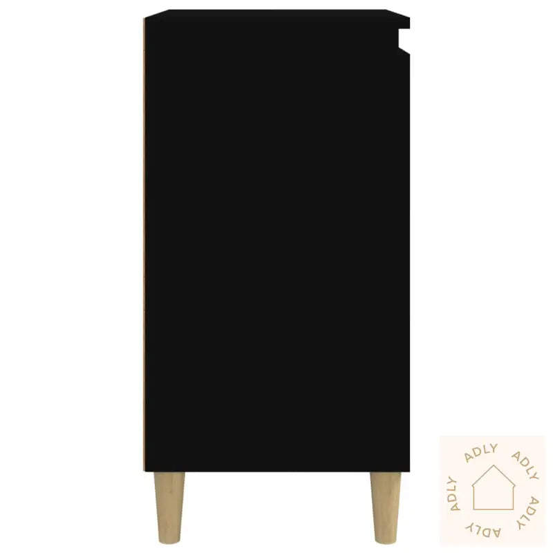 Nattbord Svart 40X35X70 Cm Konstruert Tre