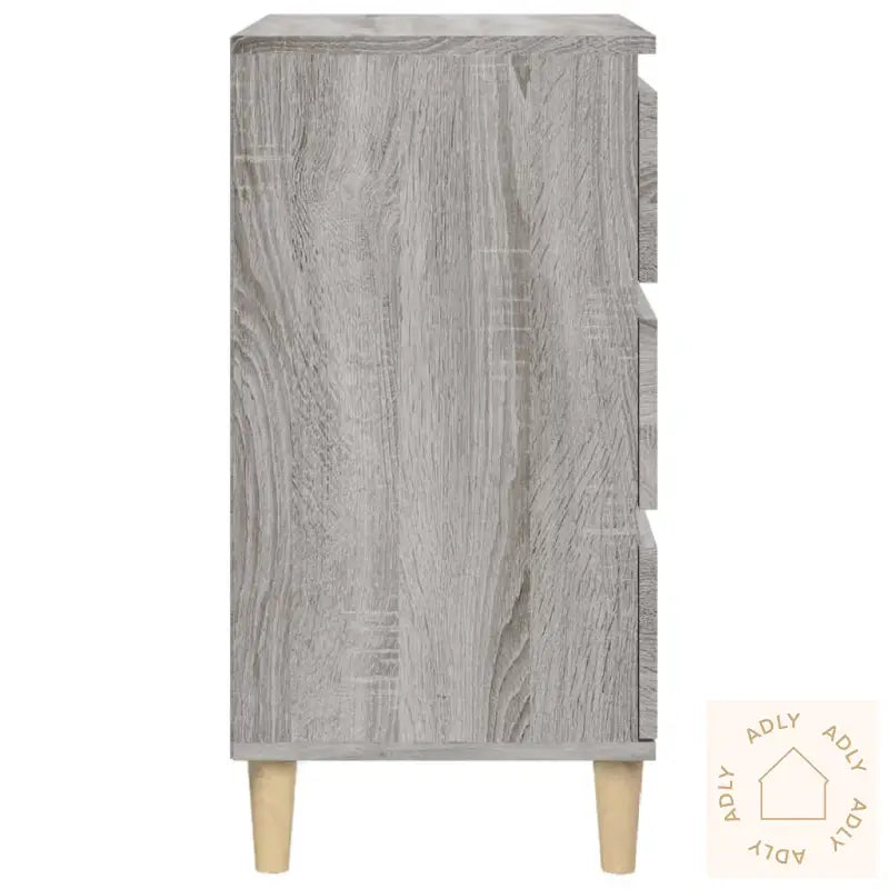 Nattbord Grå Sonoma 40X35X70 Cm Konstruert Tre