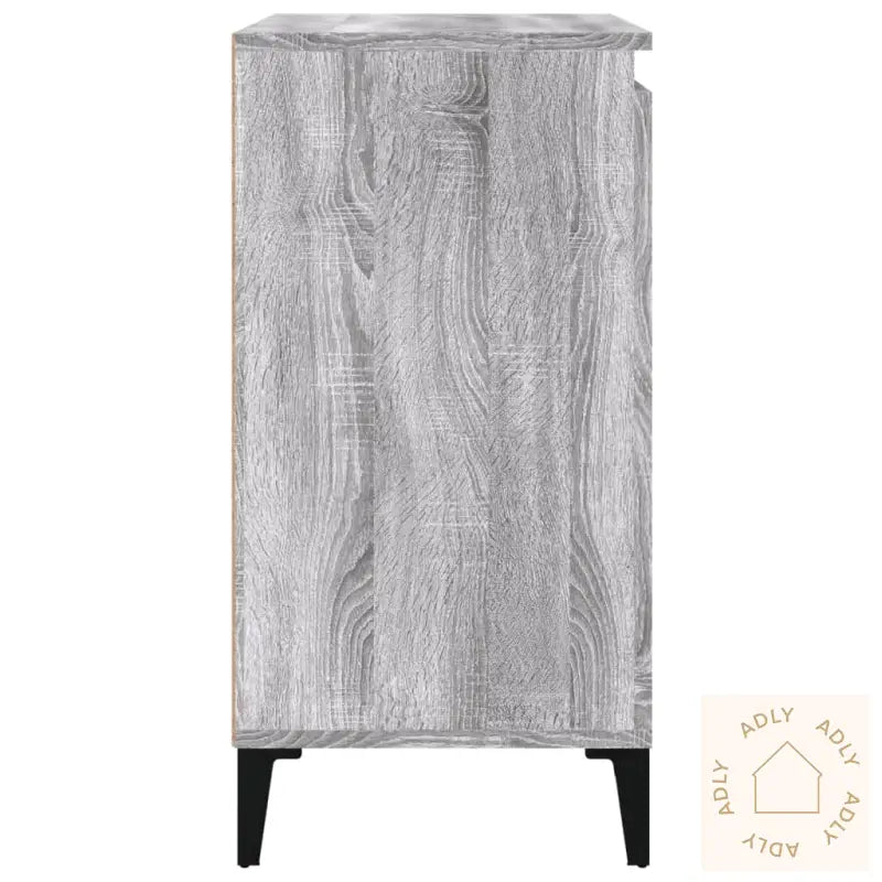 Nattbord Grå Sonoma 40X35X70 Cm Konstruert Tre