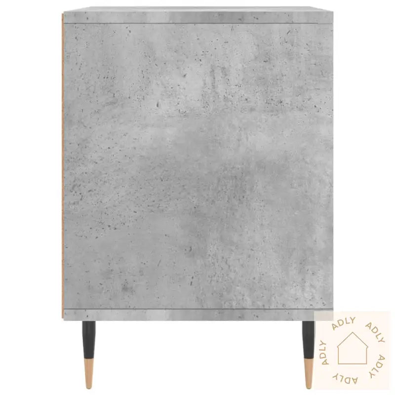 Nattbord Betonggrå 40X35X50 Cm Konstruert Tre