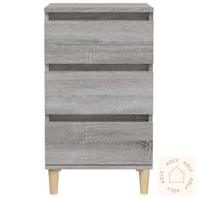 Nattbord Grå Sonoma 40X35X70 Cm Konstruert Tre