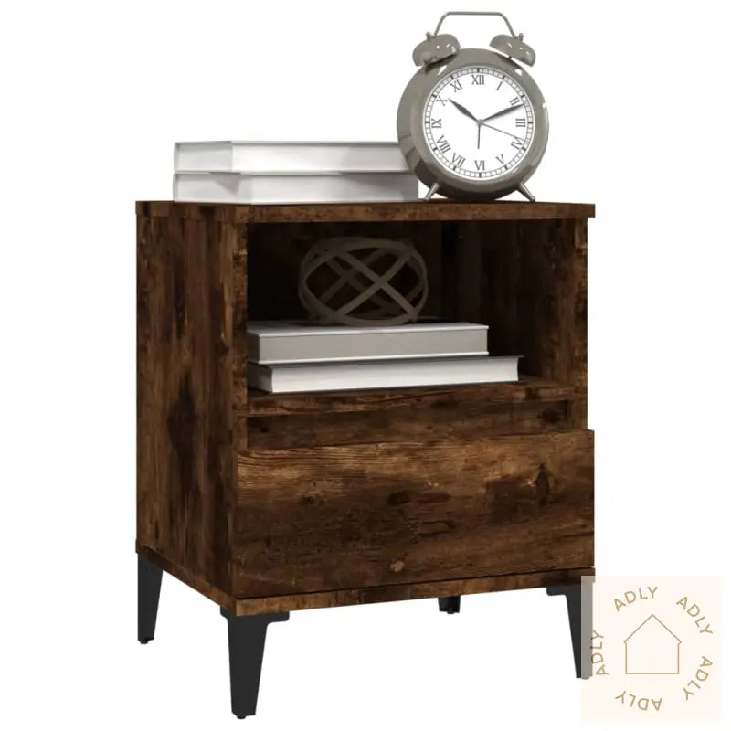 Nattbord Røkt Eik 40X35X50 Cm