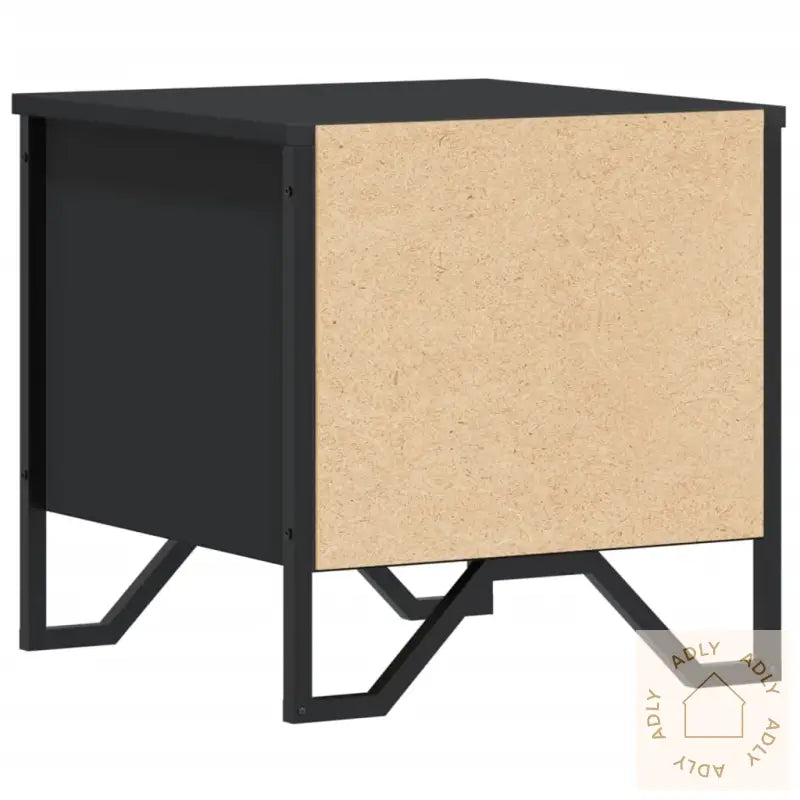 Nattbord Svart 40X41X40 Cm Konstruert Tre
