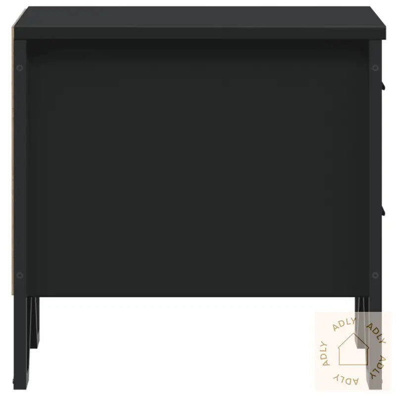 Nattbord Svart 40X41X40 Cm Konstruert Tre