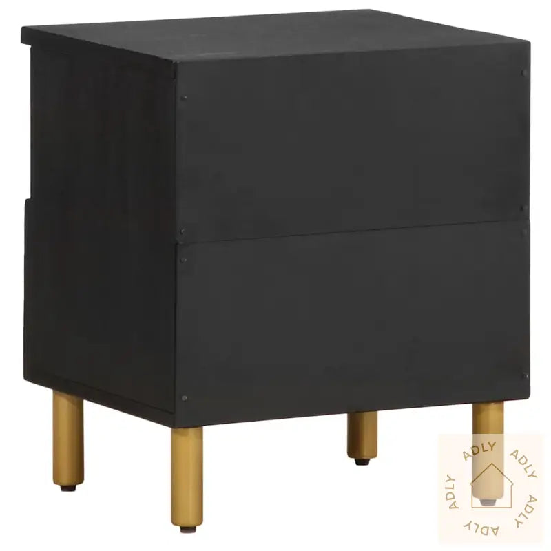Nattbord Svart 40X33X46 Cm Konstruert Tre