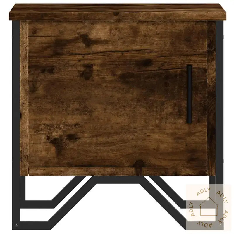 Nattbord Røkt Eik 40X30X40 Cm Konstruert Tre