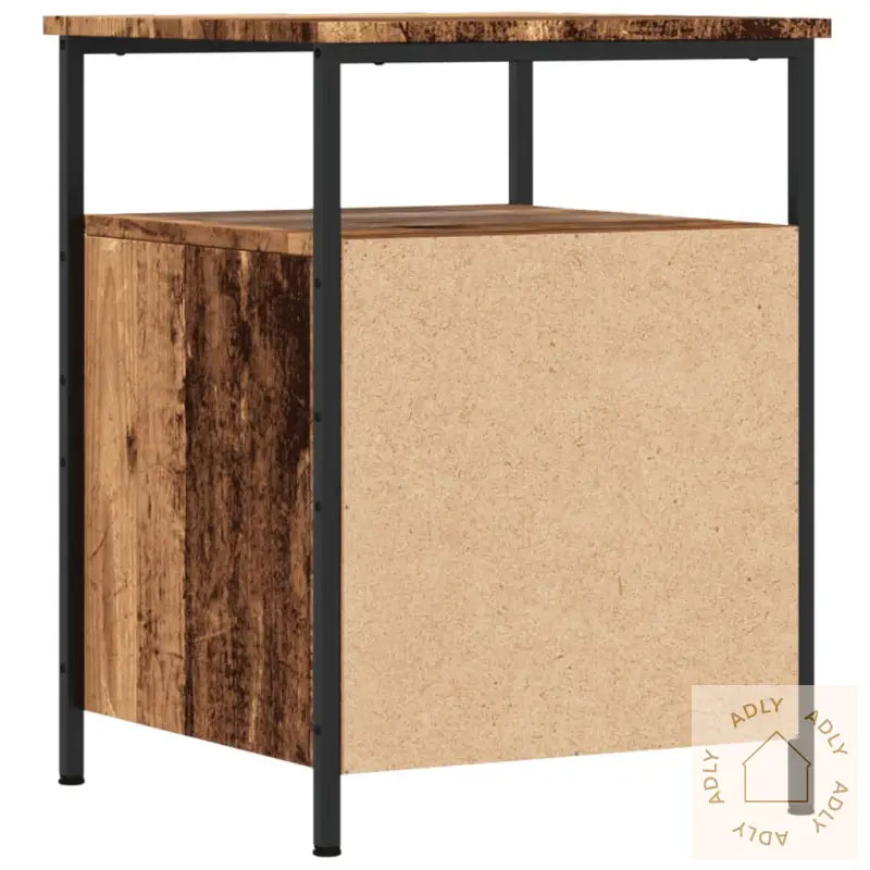 Nattbord Gammelt Tre 44X45X60 Cm Konstruert Tre