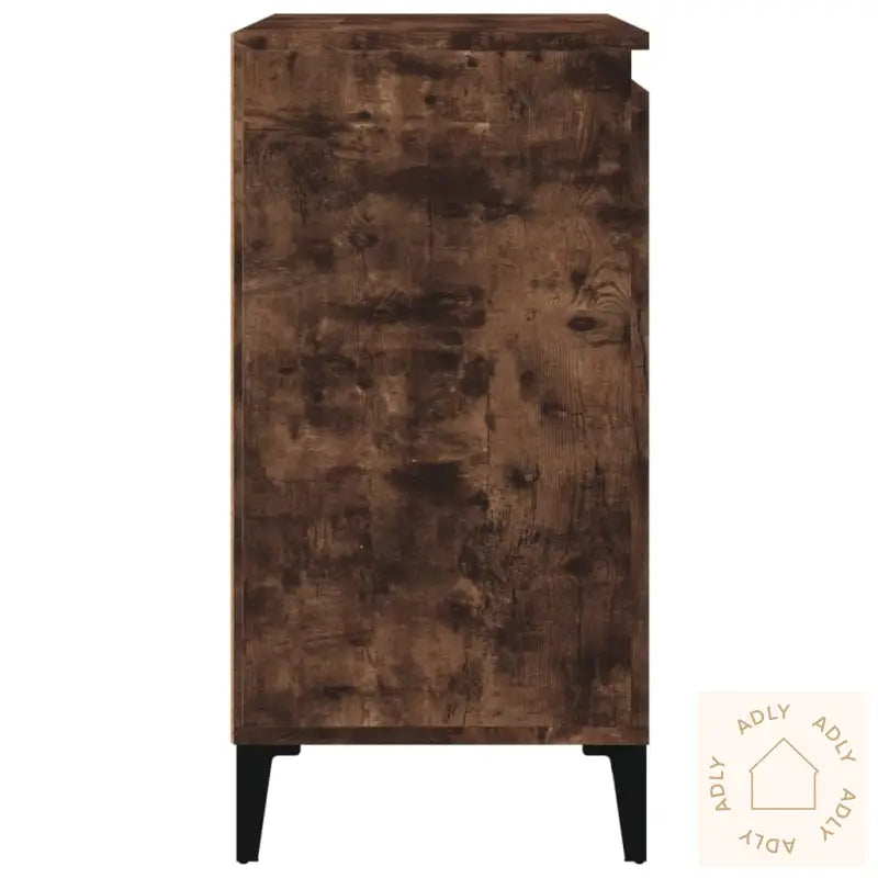 Nattbord Røkt Eik 40X35X70 Cm Konstruert Tre