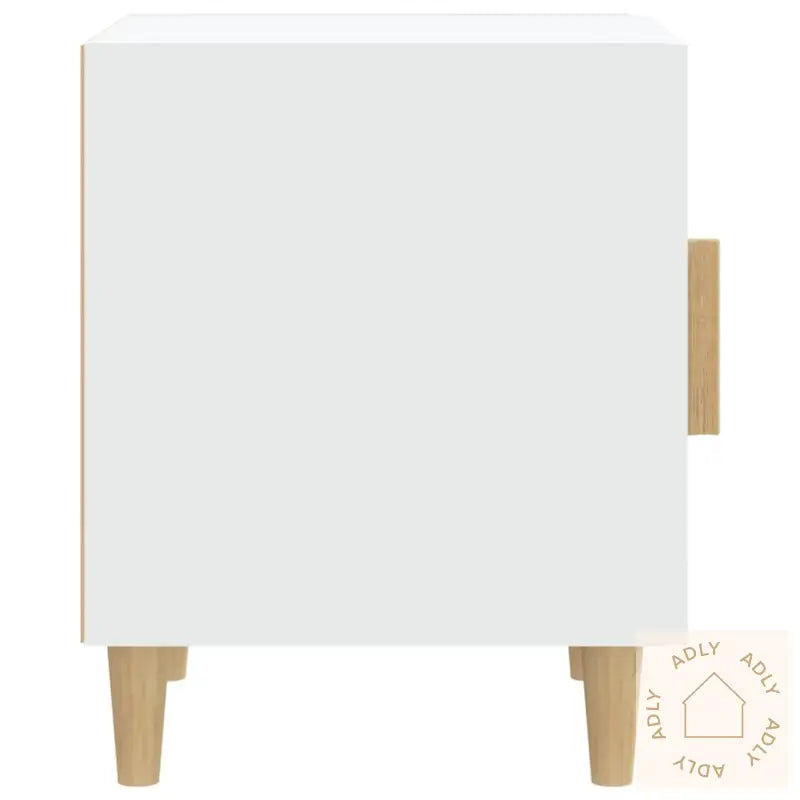 Nattbord Hvit Konstruert Tre