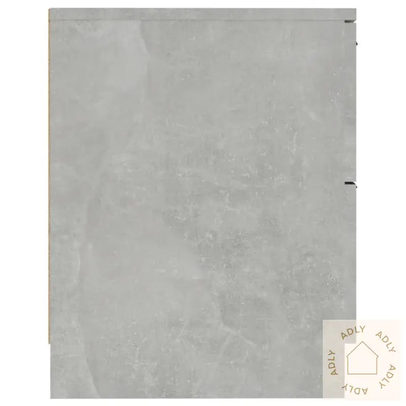 Nattbord 2 Stk Betonggrå Konstruert Tre