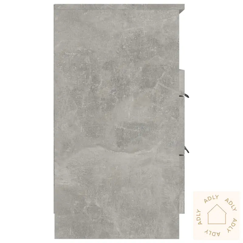 Nattbord 2 Stk Betonggrå Konstruert Tre