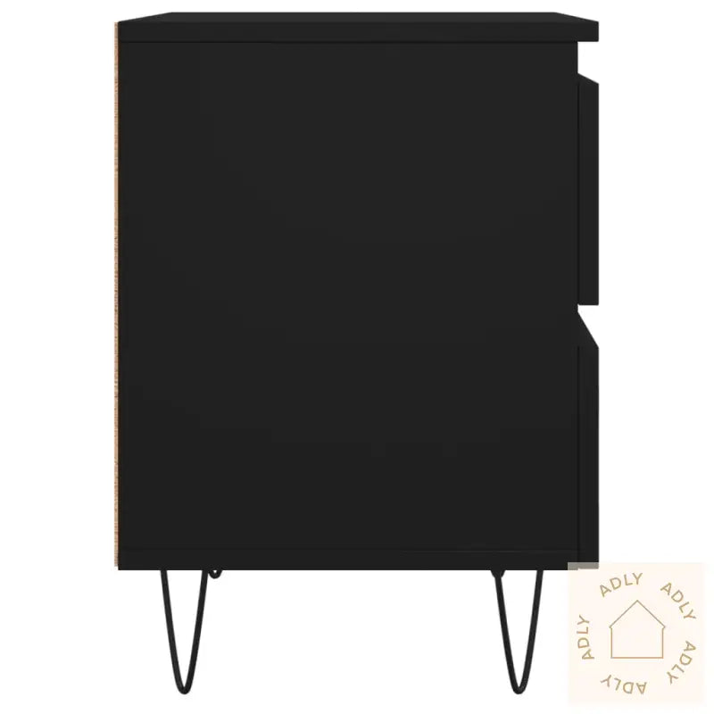 Nattbord Svart 40X35X50 Cm Konstruert Tre