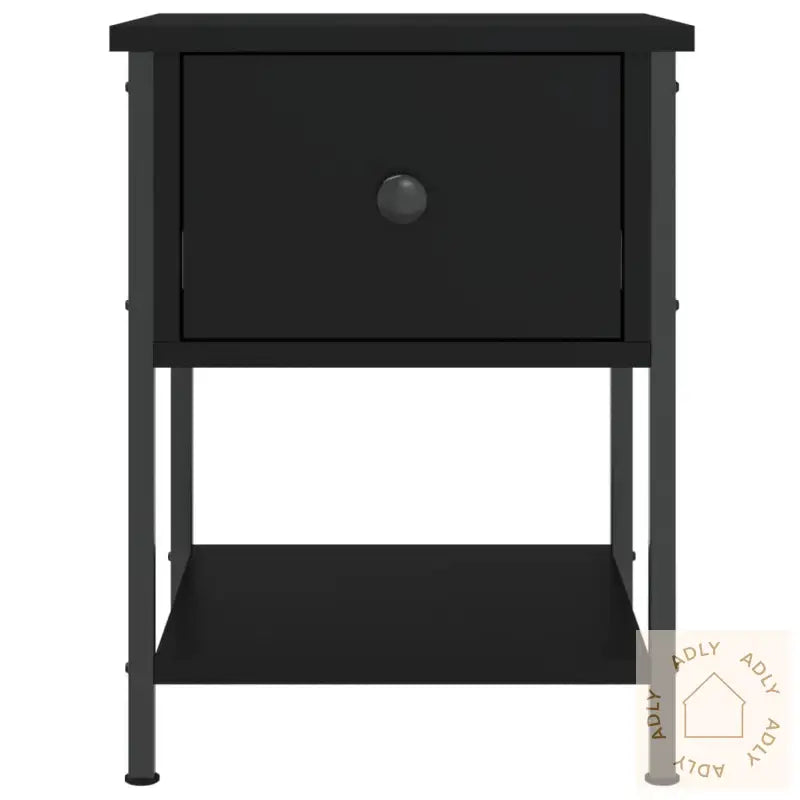Nattbord Svart 34X35,5X45 Cm Konstruert Tre