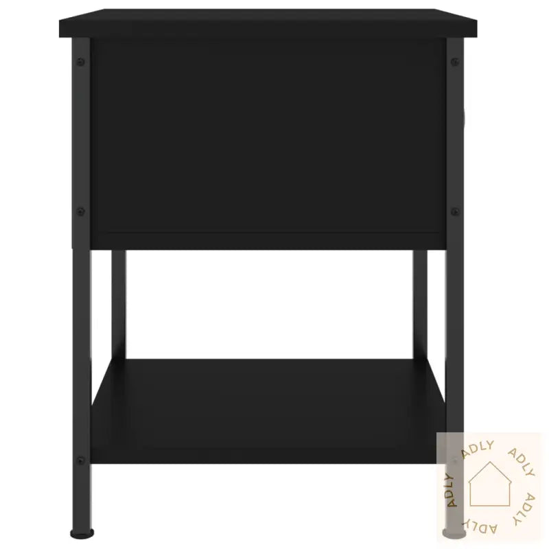 Nattbord Svart 34X35,5X45 Cm Konstruert Tre