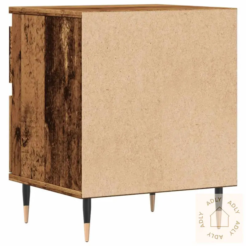 Nattbord Gammelt Tre 40X35X50 Cm Konstruert Tre
