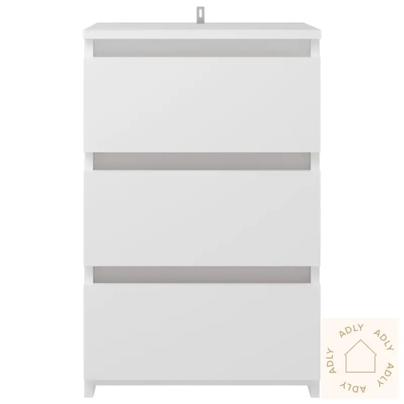 Nattbord Hvit 40X35X62,5 Cm Konstruert Tre