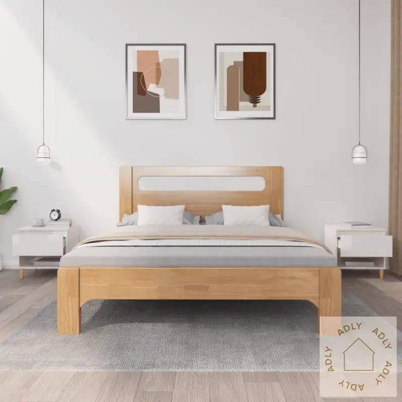 Nattbord 2 Stk Høyglans Hvit 50X46X50 Cm Konstruert Tre