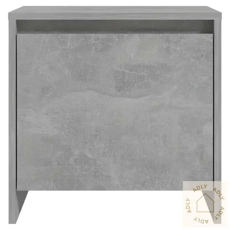 Nattbord Betonggrå 45X34X44,5 Cm Konstruert Tre