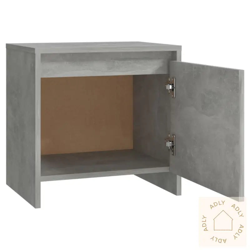 Nattbord Betonggrå 45X34X44,5 Cm Konstruert Tre