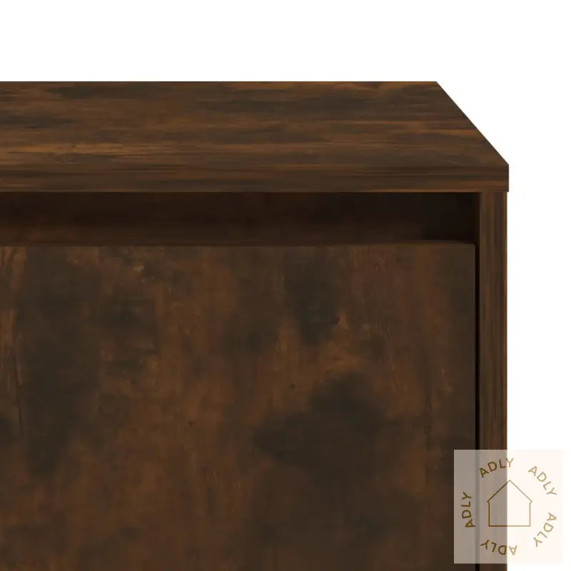 Nattbord 2 Stk Røkt Eik 45X34X44,5 Cm Konstruert Tre