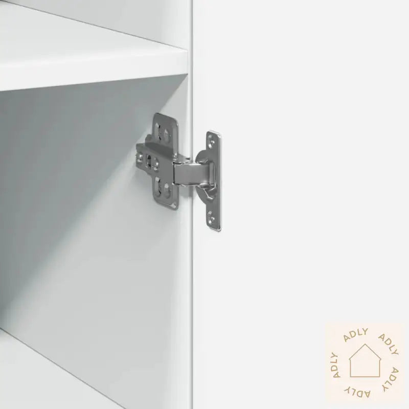 Smalt Oppbevaringsskap Hvit 45X42,5X225 Cm Konstruert Tre